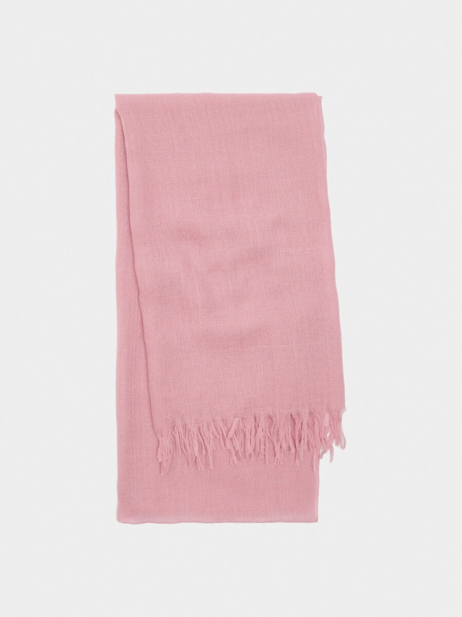 Pashmina 100% Lana - rosa 