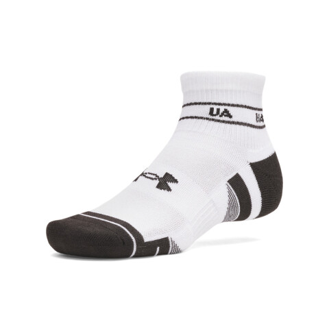 UA Perf Tech Nvlty 3pk Qtr-WHT WHT-108