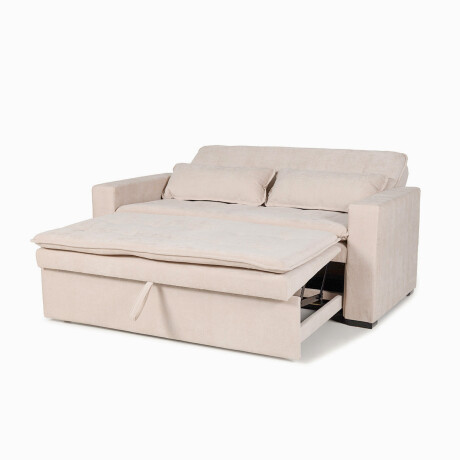 Sofá Cama Londres - Tela Microfibra TC 1010 (Beige)