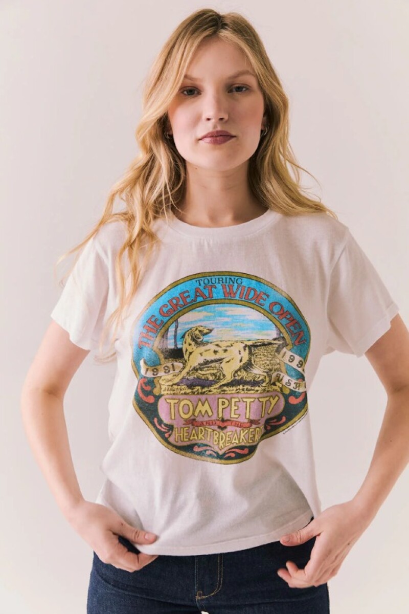 BELLA JERSEY OVERSIZED CREWNEC Blanco