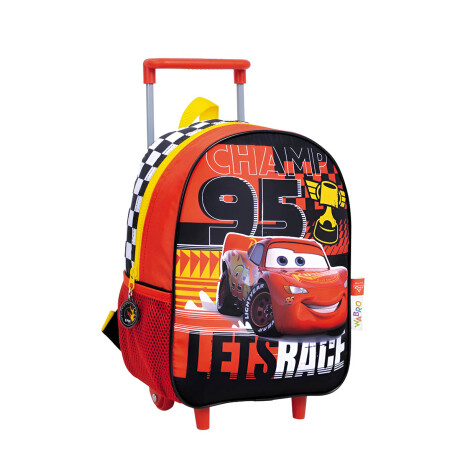 Mochila Disney Con Carro De Cars Rayo Mcqueen 36x28 Mochila Disney Con Carro De Cars Rayo Mcqueen 36x28