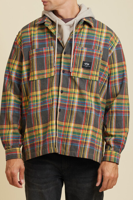 CAMISA JARET RUSTY Gris