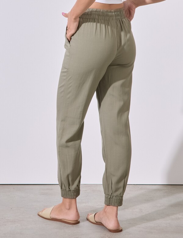 Jogger Tencel VERDE