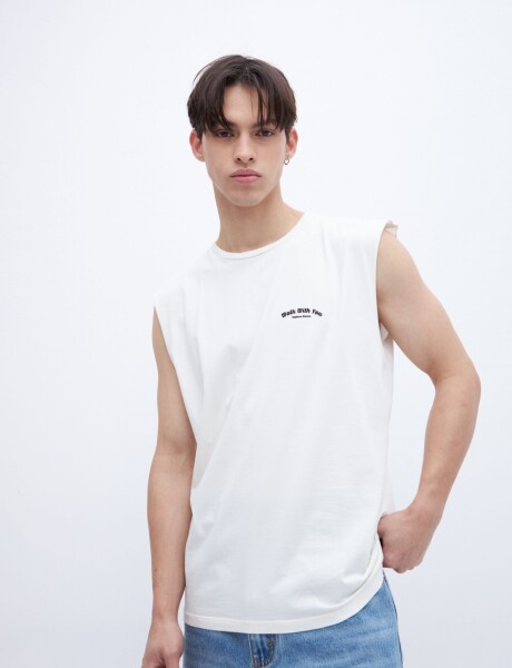 Musculosa Gary Off white