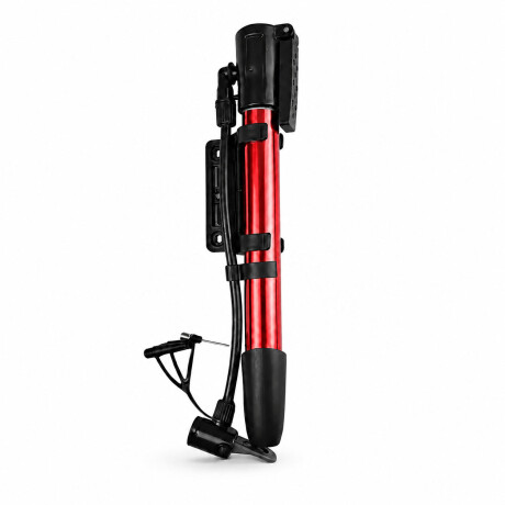 Inflador Manual Bici Pelotas Inflables con Picos Rojo/negro