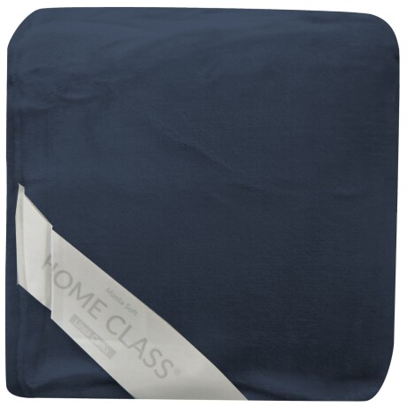 Frazada Home Class de Flannel 2 Plazas Azul Marino