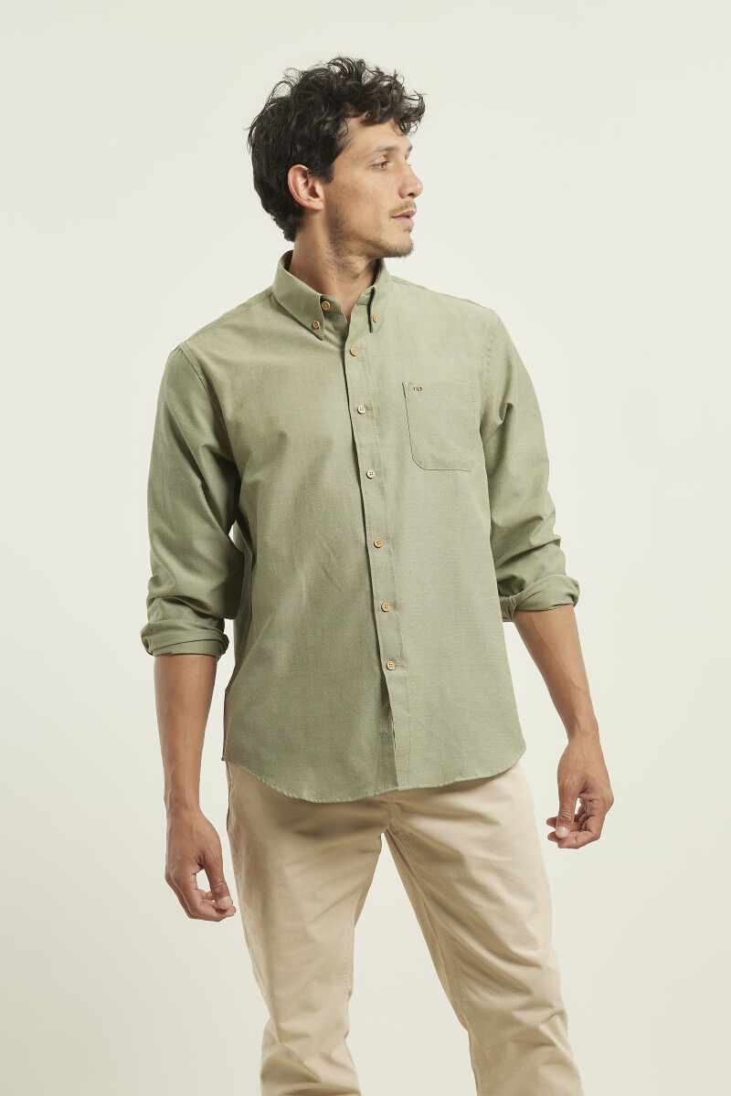 Camisa Harrington Label - Verde 