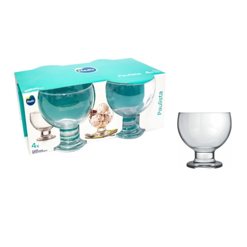 Copa Helado / Postre Paulista X 4 - 400 Ml PAULISTA COPA HELADO / POSTRE X 4 - 400 ML
