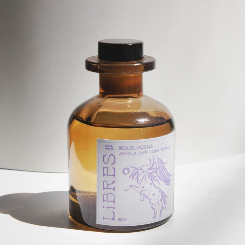 Difusor aromatizador de ambientes 200ml Beso de Vainilla