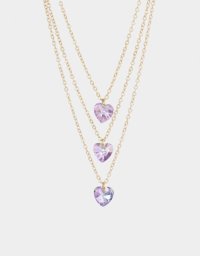 Collares para compartir Con corazón Set De Collares Para Compartir - Dorado