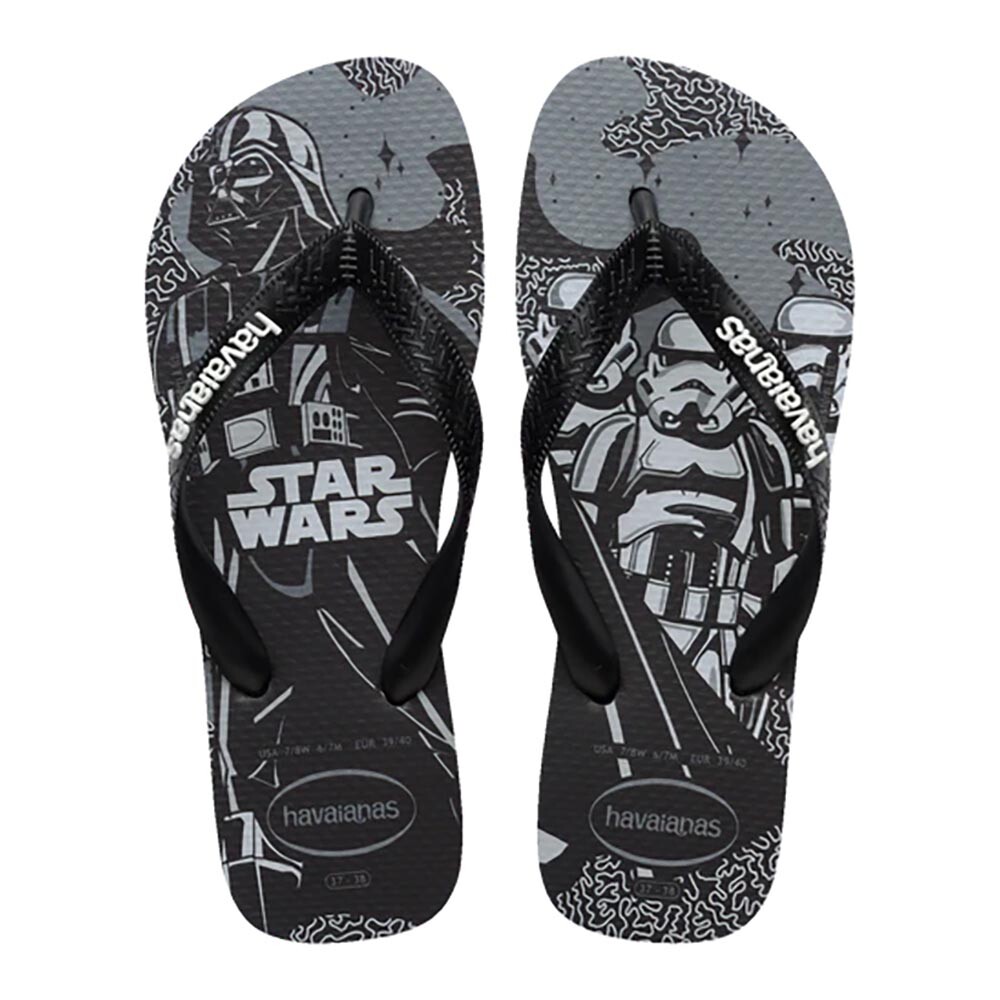Sandalias Havaianas Star Wars FC Hombre Negro/Negro/Blanco