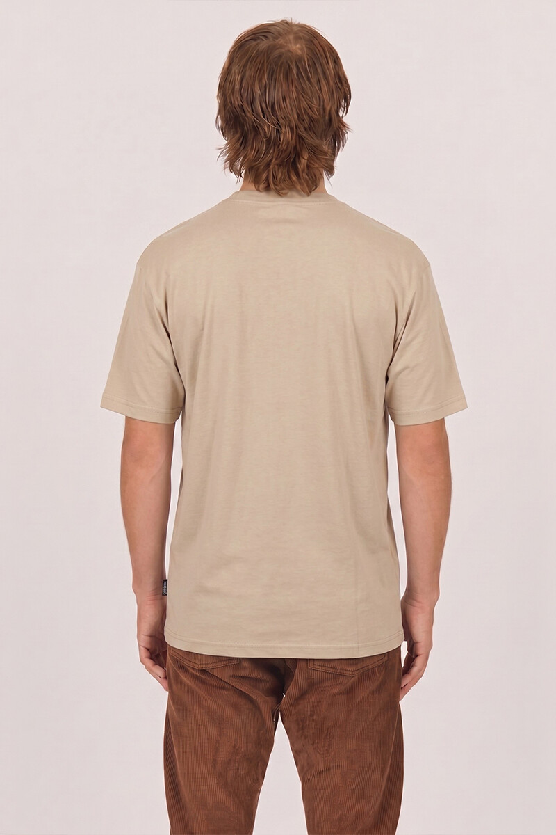 REMERA BRACK OVER TEE Beige