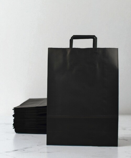 Pack x 100 - bolsa lisa 30x12x41 cm. NEGRO