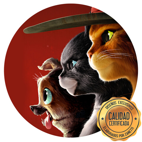 Gato con Botas Personajes Red.