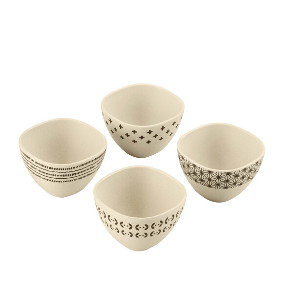 Cuisinart® JUEGO DE 4 TAZONES PEQUEÑOS DE BAMBÚ N/A