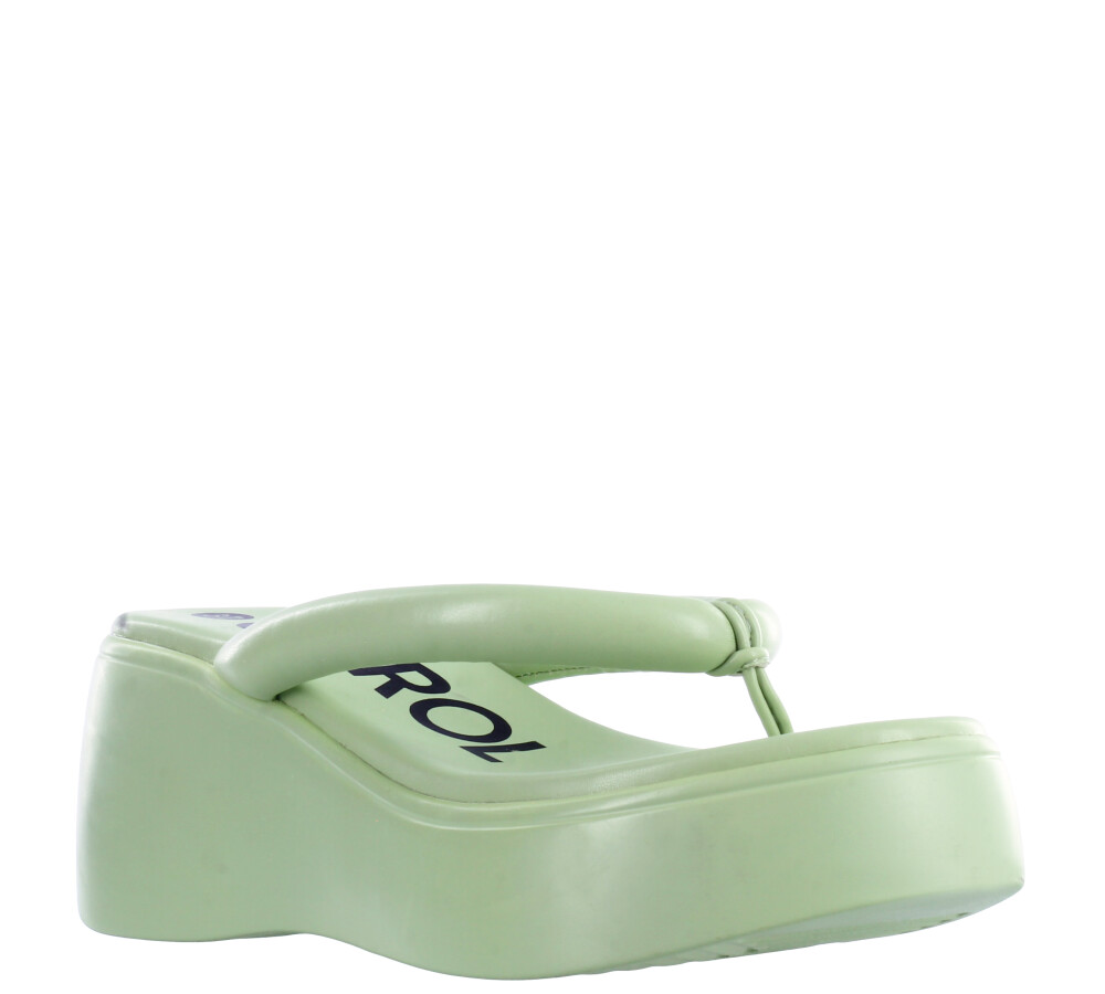 Sandalia PALAWAN con plataforma Green