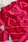 Scrollwork Sweater Rosa / Rojo