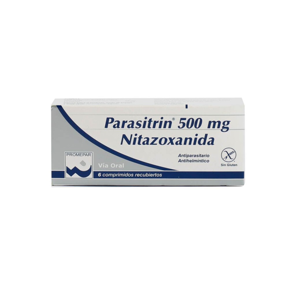 PARASITRIN 500 MG. CJ X 6 COMP. única