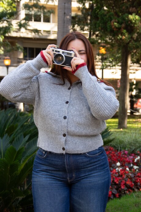 Cardigan Aurora Gris claro