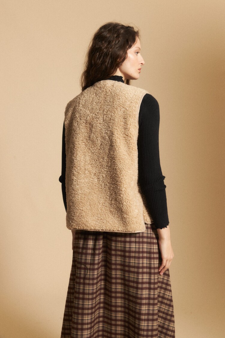CHALECO DEMPSIE Beige