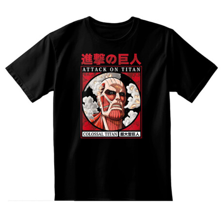 Remera Attack On Titan T-Shirt - Talle L - Colossal Titan Remera Attack On Titan T-Shirt - Talle L - Colossal Titan