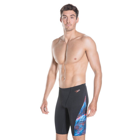 Malla Jammer Speedo Natación Calza Hombre Calidad Negro