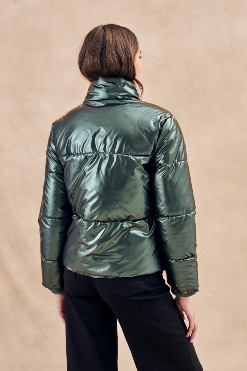 Campera Engomada Water Repellent Verde