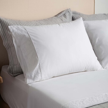 JGO SÁBANAS 2 PLAZAS ALGODON NATURAL-BEIGE BRODERIE 200H ARENA