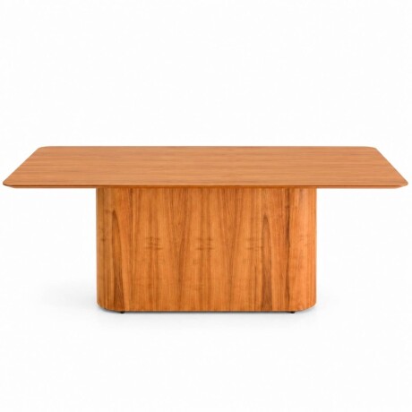 Mesa de comedor Living - Base laminada - 180 Canela