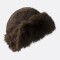 Gorro de Piel Sintética Estilo Cosaco Infantil Marrón