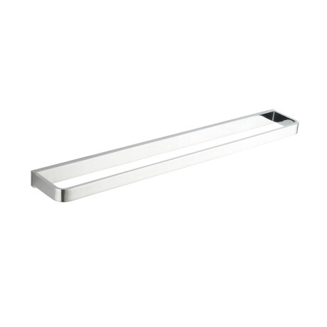 TOALLERO RECTANGULAR METAL LATON CROMADO BRILLO 60CM CROMO