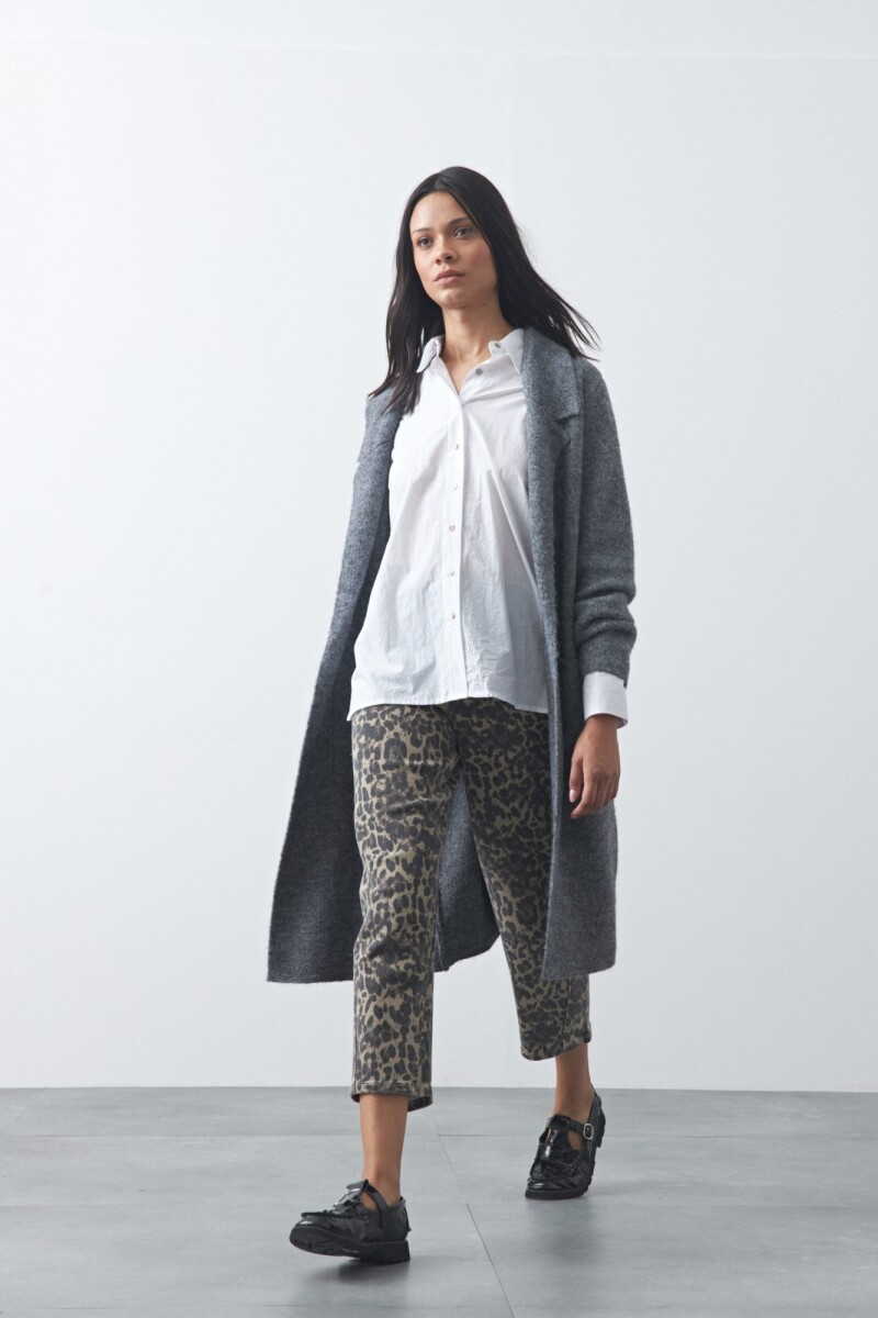 CARDIGAN BELORA Gris Melange