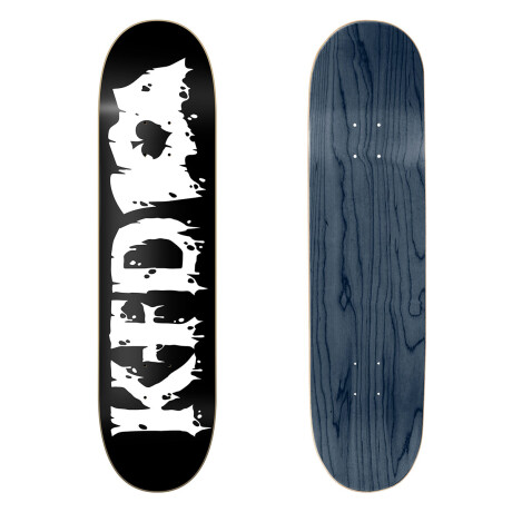 Deck KFD Flagship Logo Trashed Black 8.75" (Sólo Tabla · Lija Incluída) Deck KFD Flagship Logo Trashed Black 8.75" (Sólo Tabla · Lija Incluída)
