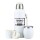 Set Acero 1Lt. Mate con Tapa Blanco