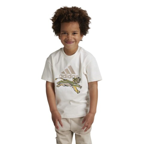 Remera Adidas Disney Lion King Blanco