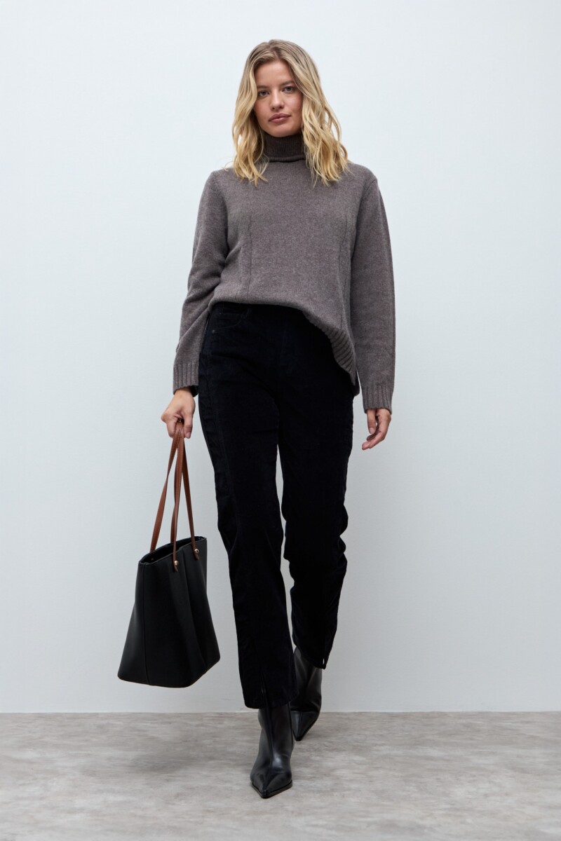 Pantalón Donna de pana - negro 