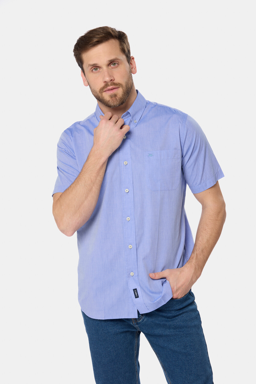 CAMISA LISA SPORT Azul
