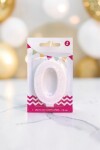 Vela grande glitter n # 0 blanco Vela grande glitter n # 0 blanco