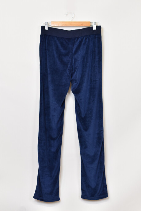 Pantalón deportivo Velour Azul Marino