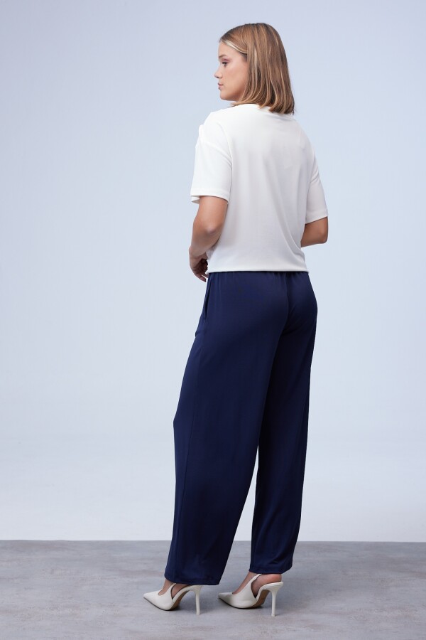 Pantalon Crepe AZUL