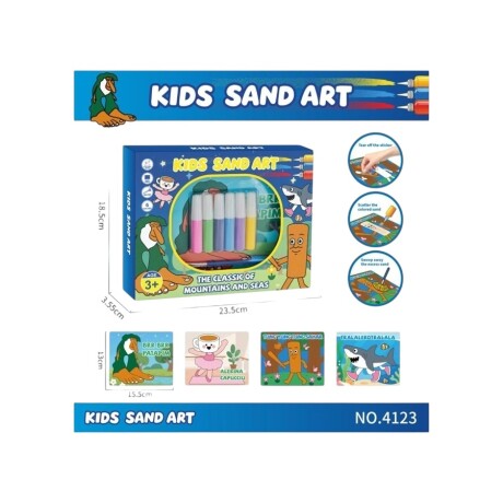 Kit para Pintar con Arena de Colores Brain Rot 001