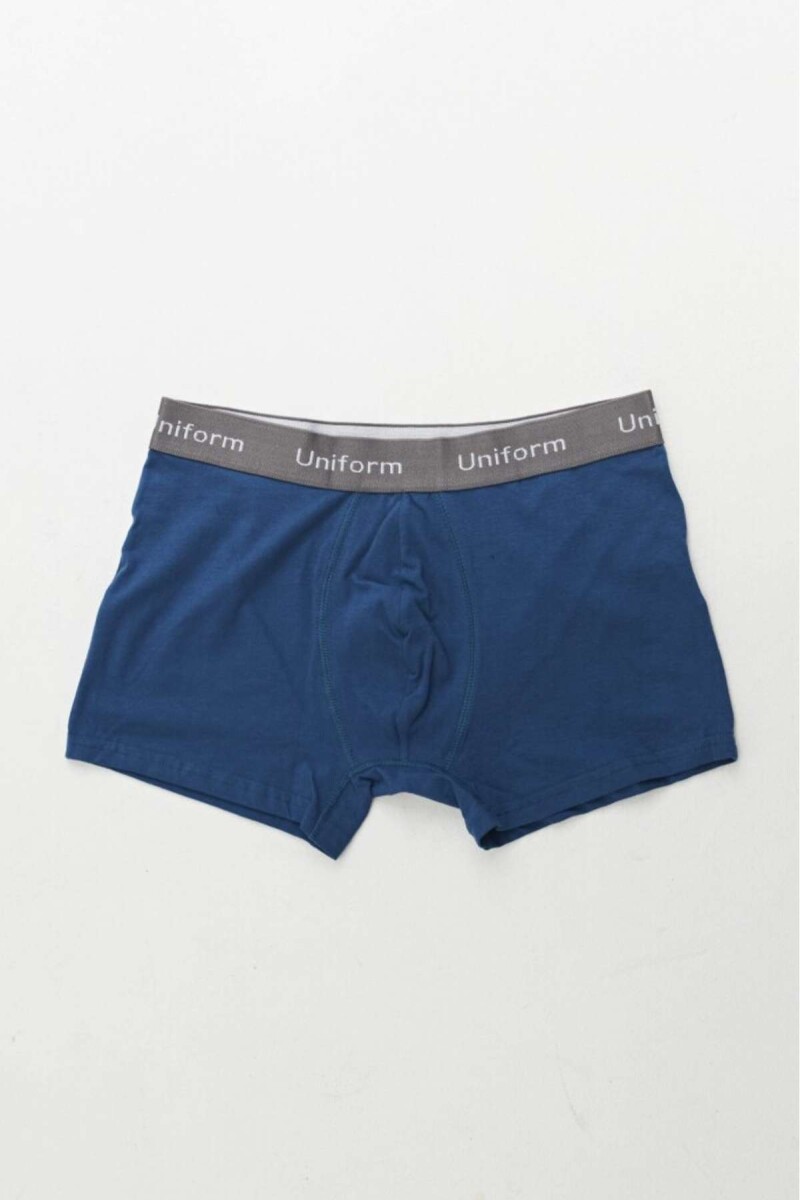 Boxer New Gino - Marino/Gris 