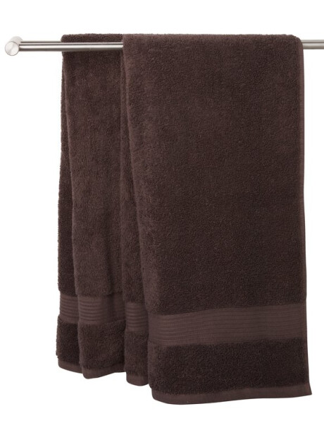 Toalla de mano KARLSTAD 50x100 marrón osc Toalla de mano KARLSTAD 50x100 marrón osc