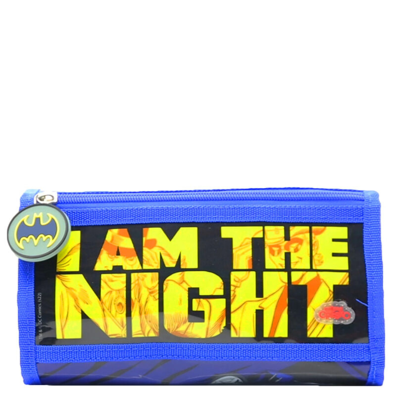 Cartuchera Batman Cartuchera Batman Azul - Gris - Amarillo
