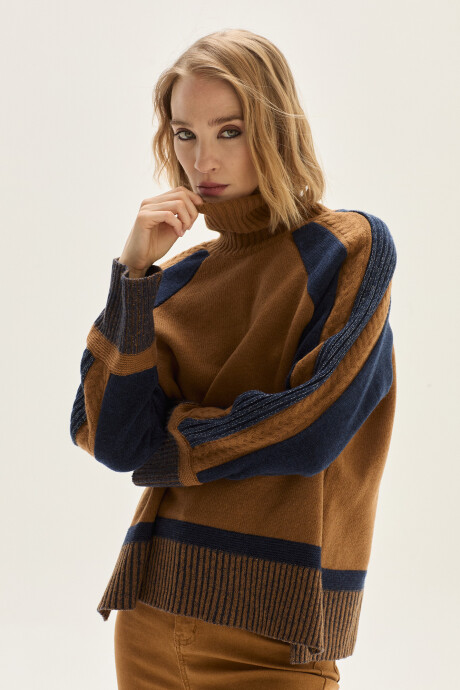 Polera Rosehill Camel