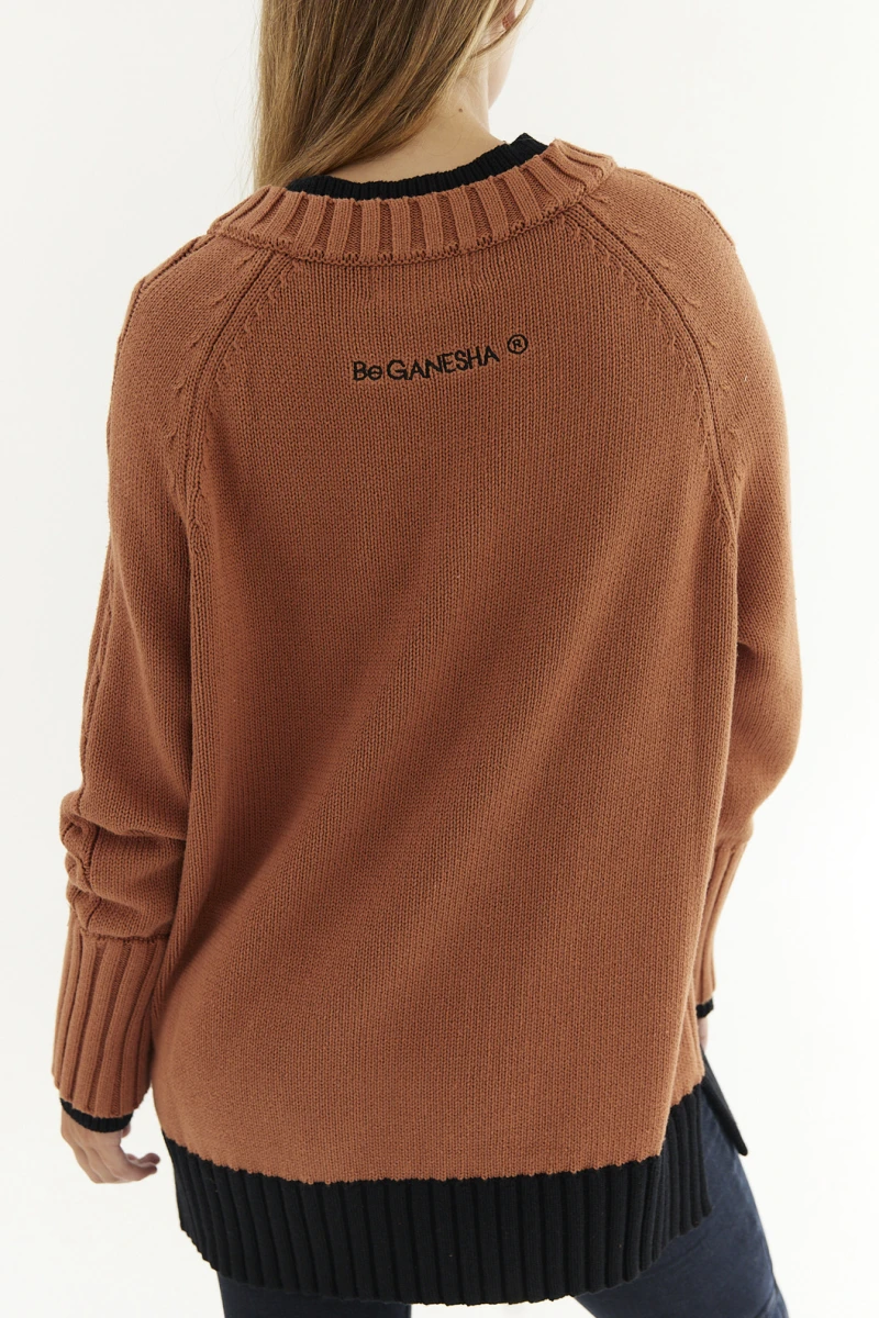 Sweater Nude Camel