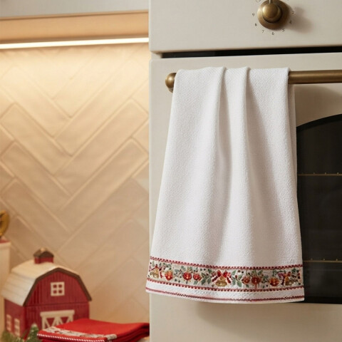 Repasador Jacquard para Bordar Dohler 45 cm x 70 cm NAVIDAD 6828
