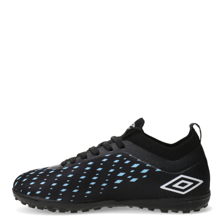 Championes de Niños Umbro Fútbol 5 Limit TF Negro - Celeste