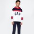 V-FRCH FT BAS HERITAGE LOGO JOG TAPESTRY NAVY