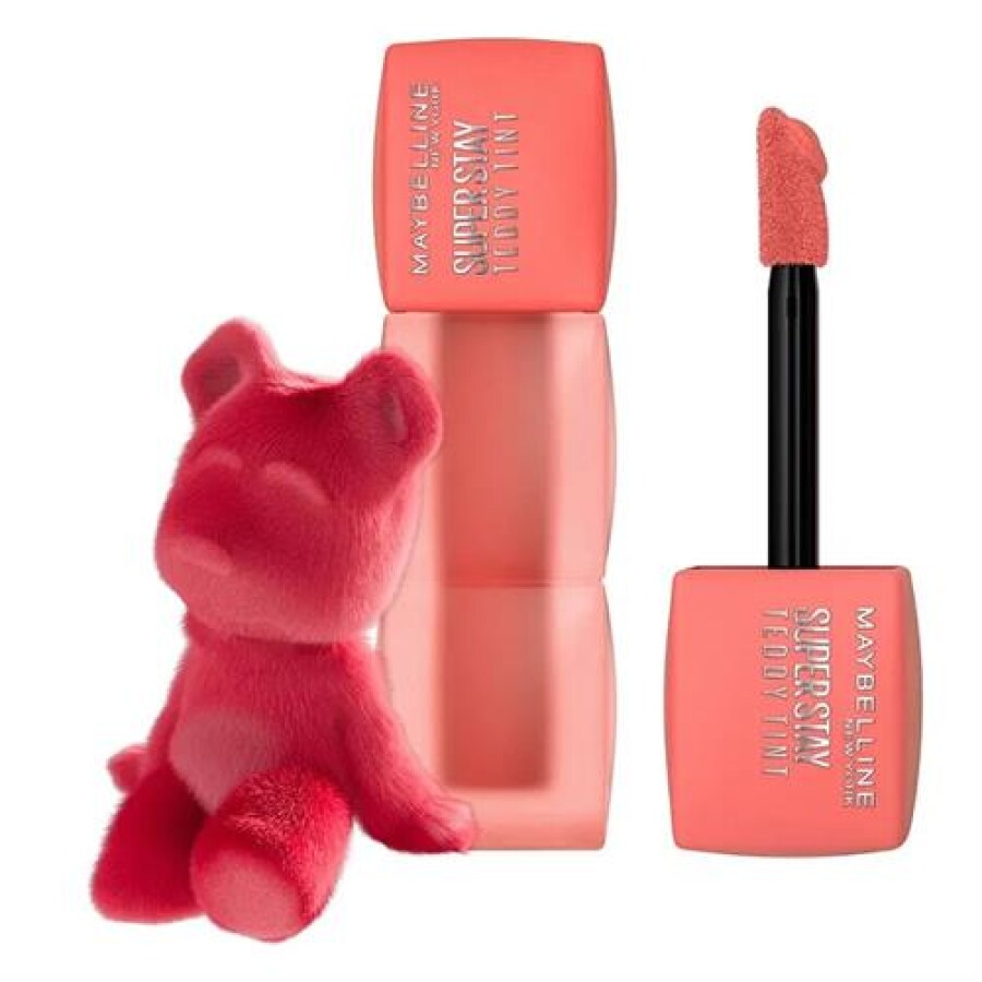 Tinta para Labios y Mejillas Super Stay Teddy Baby Tee - Maybelline Tinta para Labios y Mejillas Super Stay Teddy Baby Tee - Maybelline